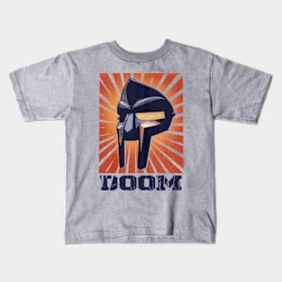 Retro Doom Black Kids T-Shirt